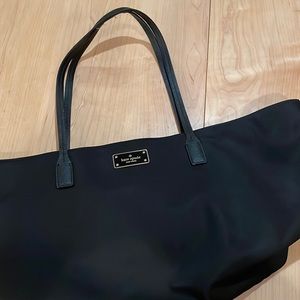 Kate Spade handbag, barely used. Black with gold hardware.